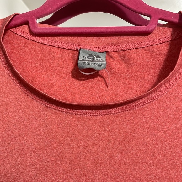 Women’s Trespass top Outburst size Medium Quick Dry Pivot Outdoor Sport Orange - Picture 4 of 10